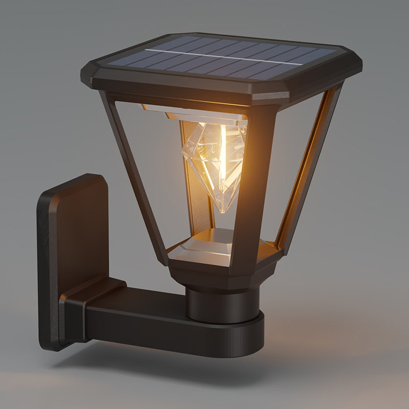 PY-LED GR B02 Applique Solaire Carrée