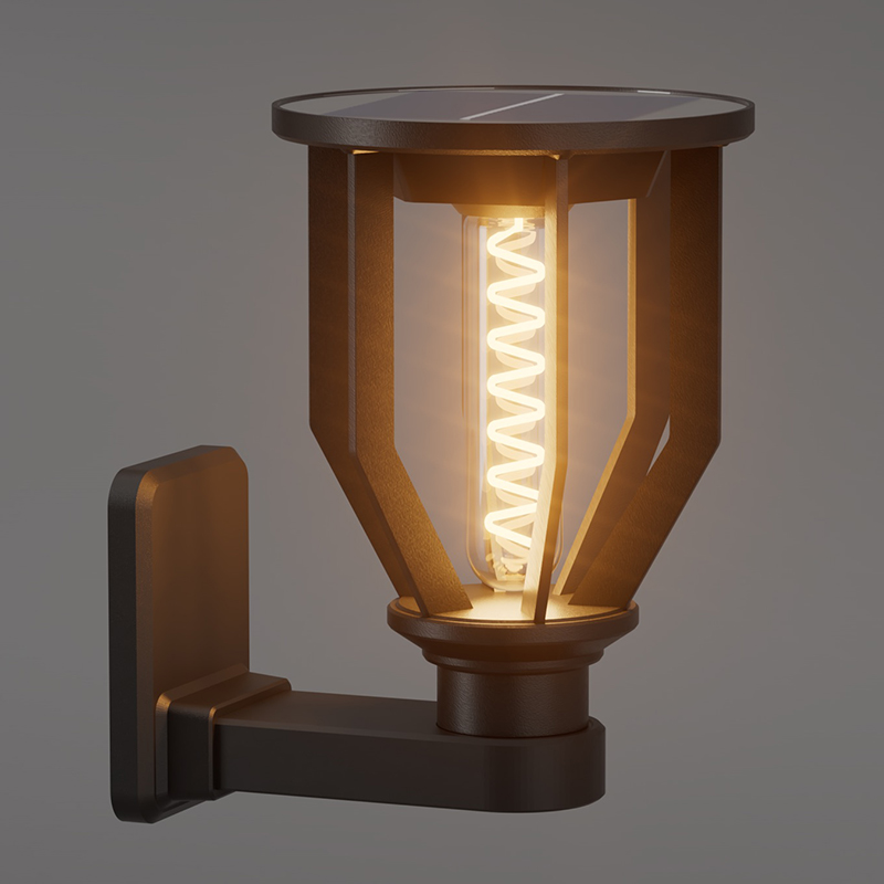 PY-LED GR B04 Applique Solaire Ronde