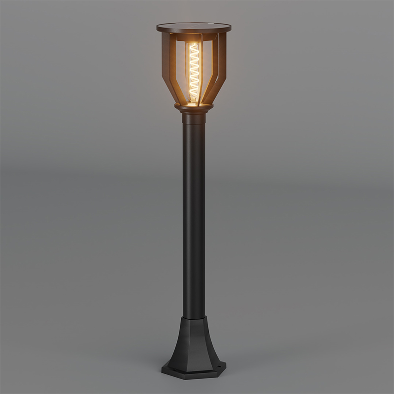 Lampe de jardin solaire à dessus rond PY-LED GR C04