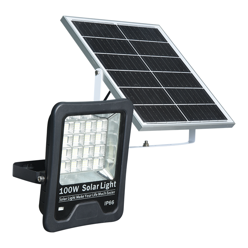 Projecteur solaire à batterie lithium-ion PY-SLFL20-100W